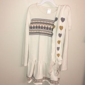 Gymboree dress w matching tights